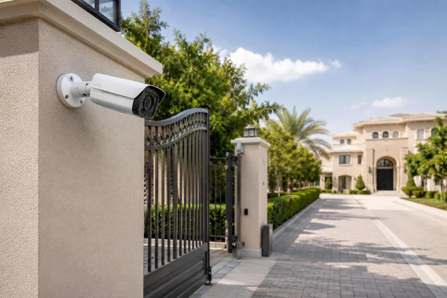 Bullet Camera Installation in Abu Dhabi - CCTV service 11
