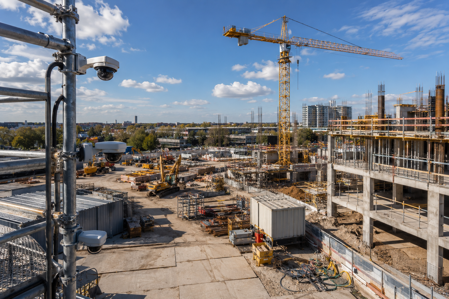 Construction Site CCTV in Abu Dhabi - CCTV service 22