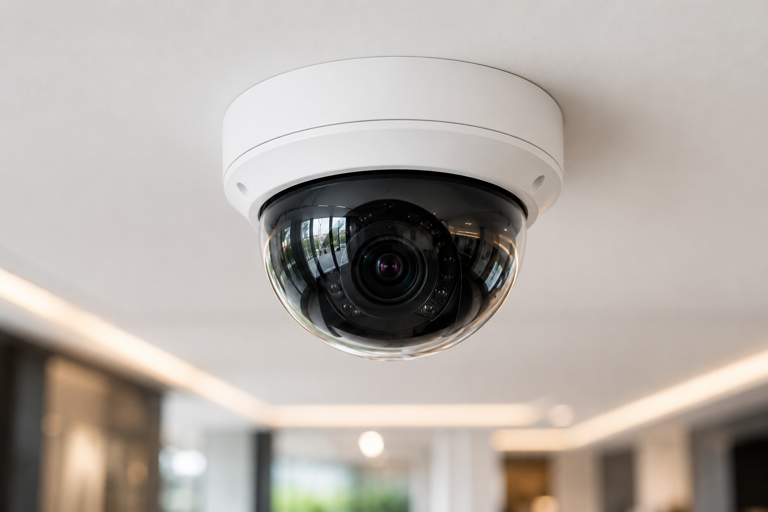 Dome Camera Installation in Abu Dhabi - CCTV service 10