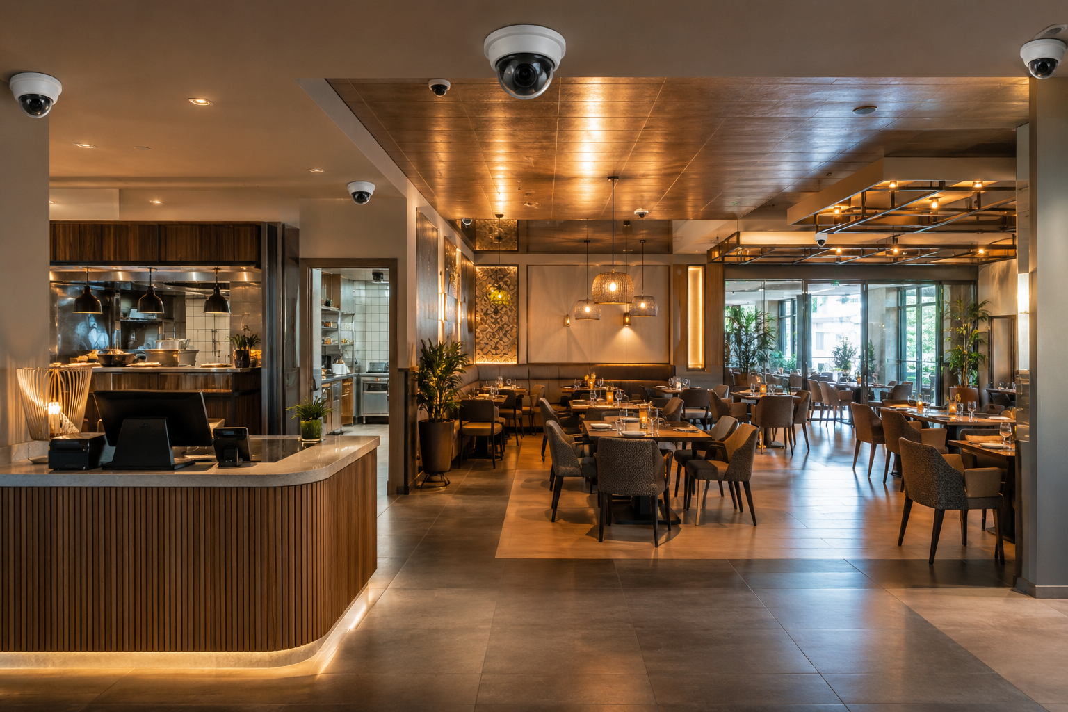 Restaurant CCTV Installation in Abu Dhabi - CCTV service 19